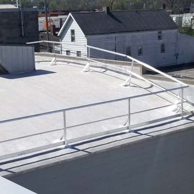 Aluminum Fixed Top Mounted Guardrails