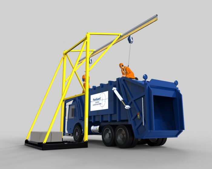 Portable Counterweight Horizontal Lifeline