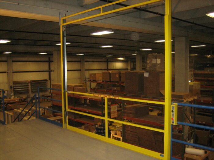 Vertical Opening Mezzanine Safety Gate