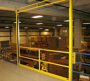 Vertical Mezzanine Safety Gate