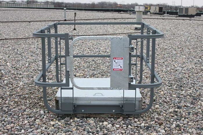 Roof Hatch Fixed Guardrail