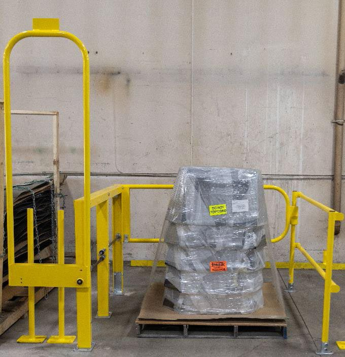 Mini Dual Mezzanine Safety Gate