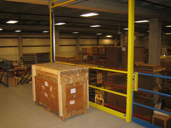Vertical Opening Mezzanine Safety Gate