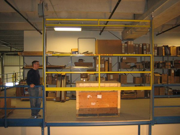 Vertical Opening Mezzanine Safety Gate