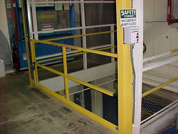 Vertical Opening Mezzanine Safety Gate