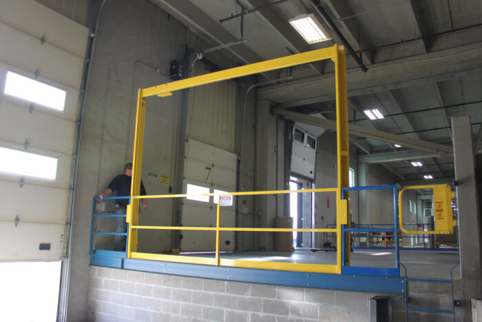 Vertical Mezzanine Safety Gate