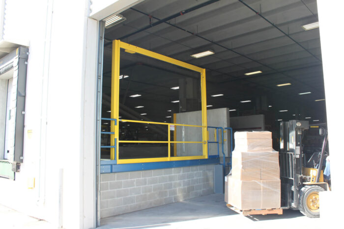 Vertical Mezzanine Safety Gate