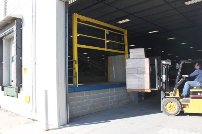 Vertical Mezzanine Safety Gate