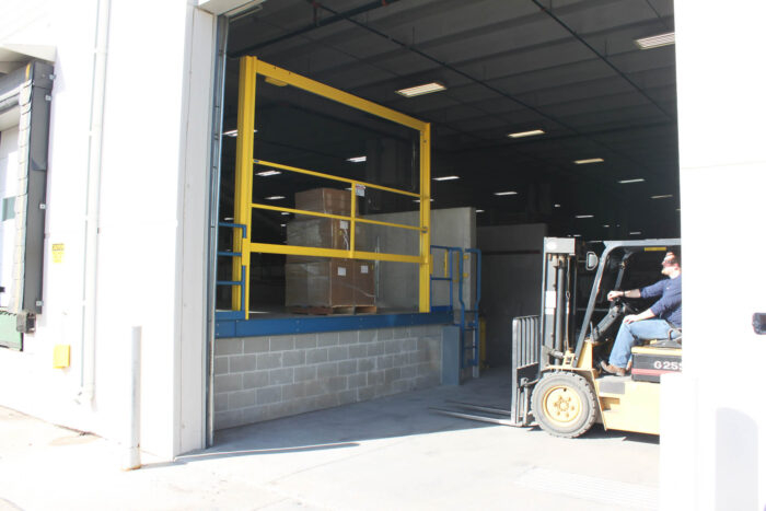 Vertical Mezzanine Safety Gate