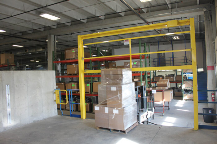 Vertical Mezzanine Safety Gate