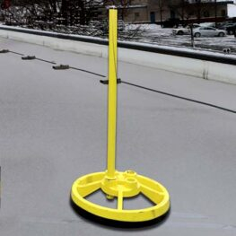 Base & Stanchion (Powder-coated Yellow)