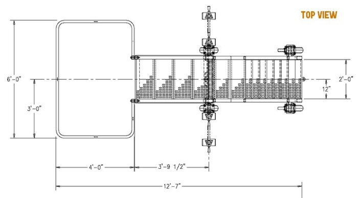 Portable Access Platform Dimensions