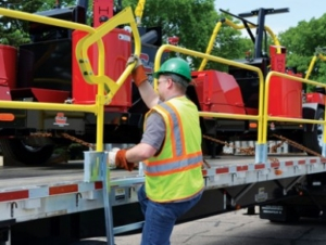 Flatbed Truck Mounted Guardrail