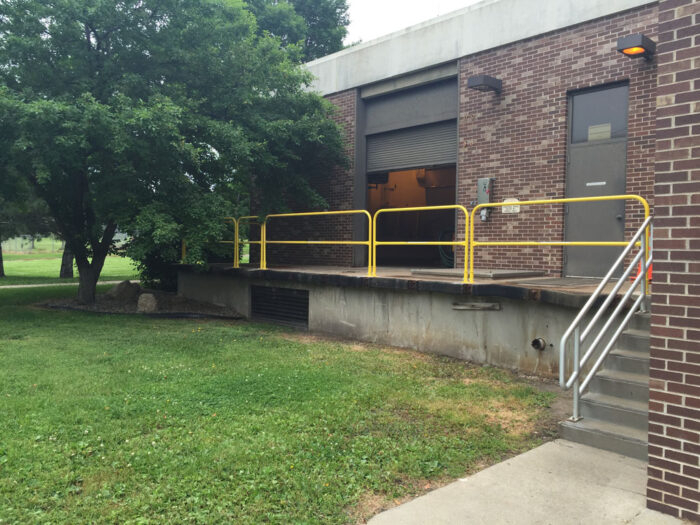 Fixed Mounted Guardrails with Brackets