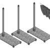 Fixed Roof Warning Lines - Standing Seam Kit