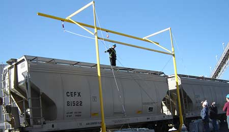 Counterweight Horizontal Lifeline