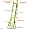 Extension Safety Ladder with Outriggers - Components