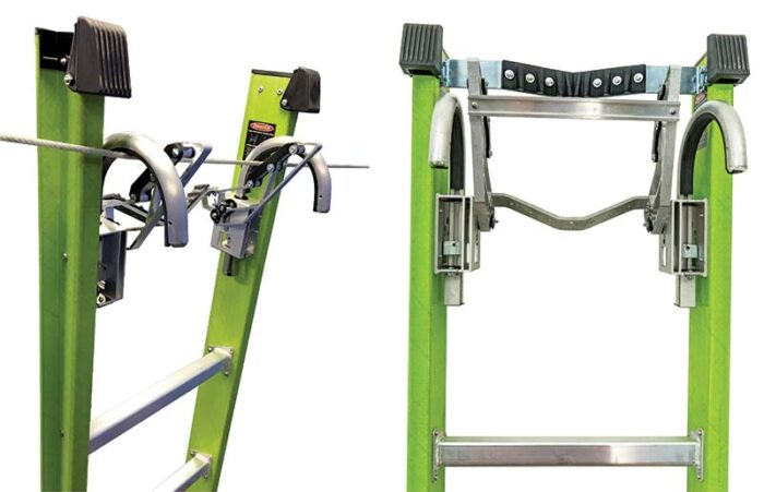 Extension Safety Ladder - Cable Hooks & Claw