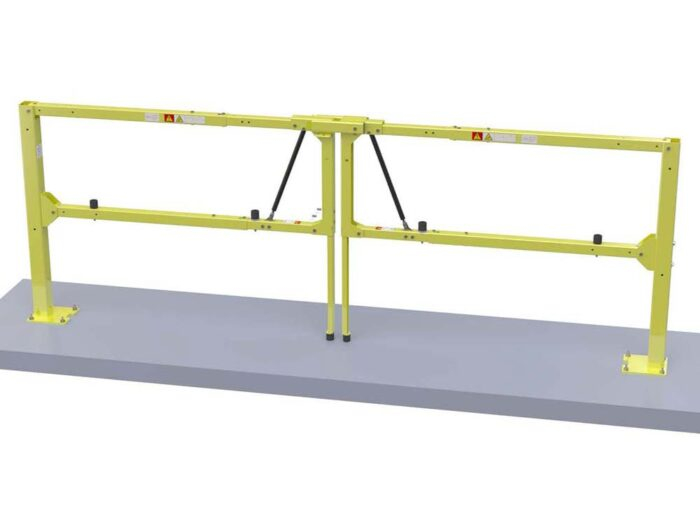 Split Opening Cantilever Gate