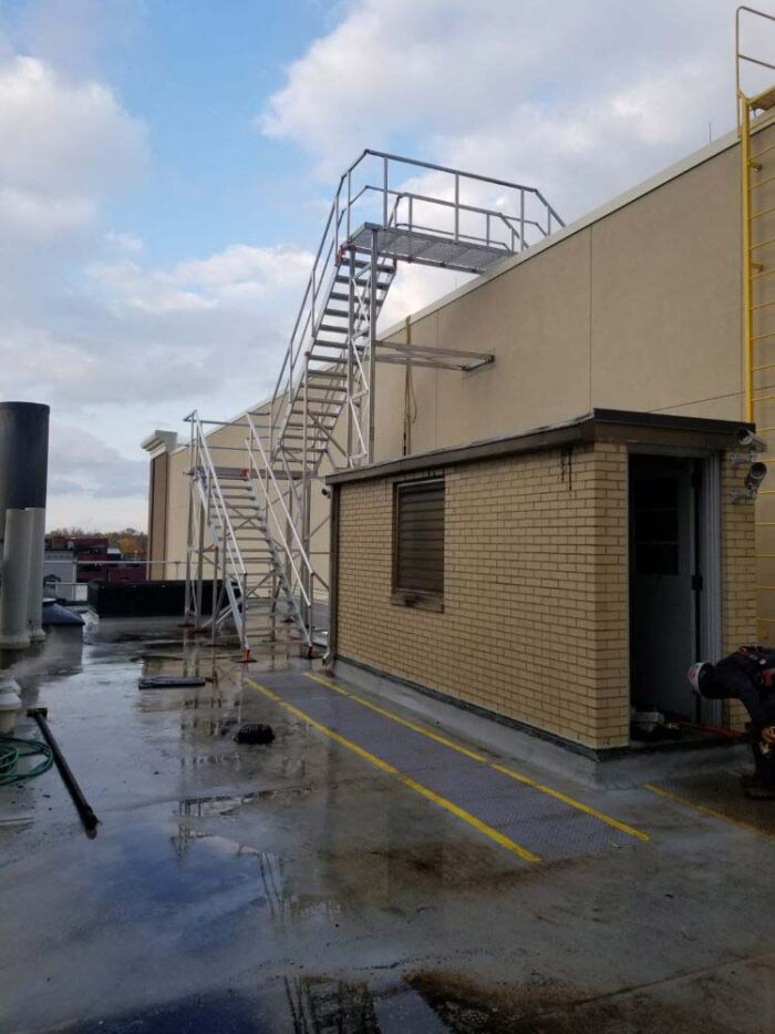 Aluminum Modular Access Stairs