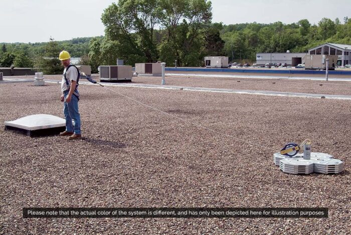 Non-penetrating Counterweight Roof Top Anchor