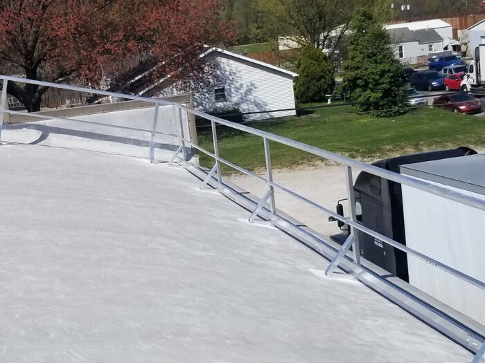 Aluminum Fixed Top Mounted Guardrails