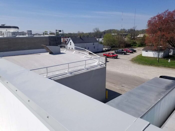 Aluminum Fixed Top Mounted Guardrails