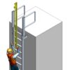 Ladder Cable Fall Arrest with Vertical Fixed Ladder