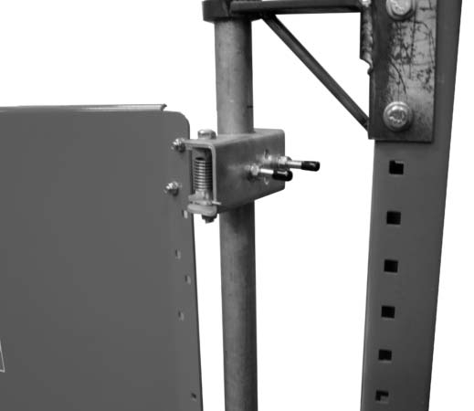 EasyFit 17"-48" adjustable self-closing spring loaded safety gate, Galvanized