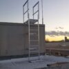 Fixed Vertical Ladder with Grab Rails