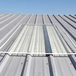 Skylight Screens for Corrugated Metal Roofs