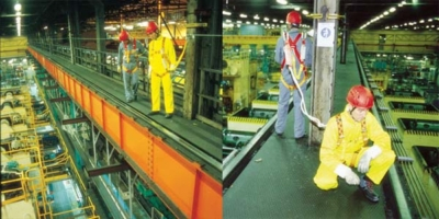 Overhead Crane Rail Fall Protection