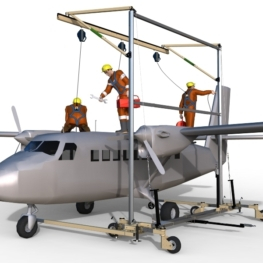 Portable Freestanding Horizontal Lifeline