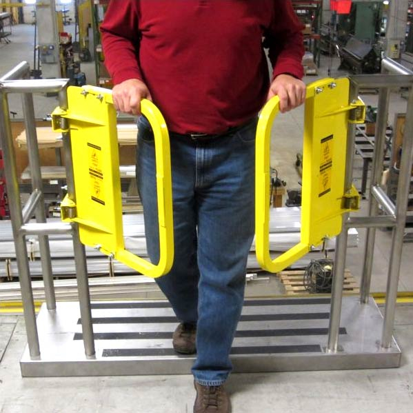 Split Self-Closing Safety Gate