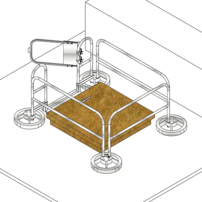 Roof Non-penetrating Hatch Guardrail