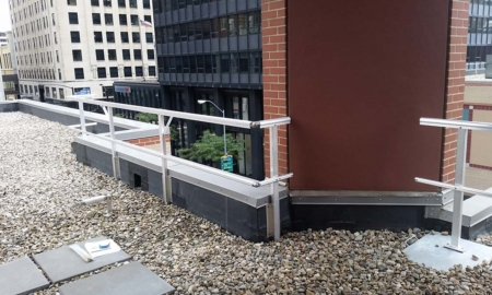 Aluminum Fixed Side Mounted Guardrails