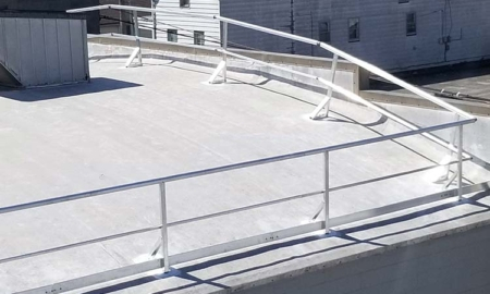 Aluminum Fixed Top Mounted Guardrails