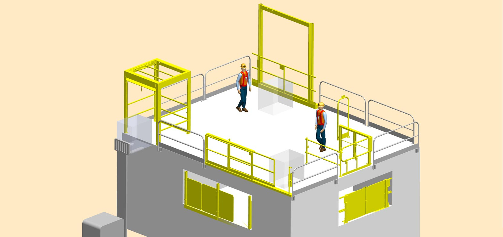 Mezzanine Safety Gates