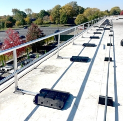 Aluminum Non-penetrating Weighted Base Guardrails