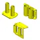 Fixed Mounted Guardrails with Brackets
