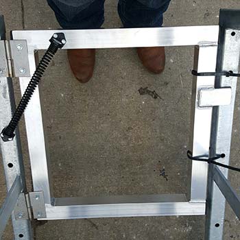 Swing Gate Aluminum - Portable Access Platform