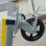 Swivel Wheels with Wheel Lock - Portable Access Platform