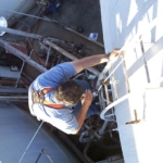 Ladder Cable Fall Arrest for Roof Hatch Ladder