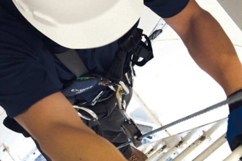 Ladder Cable Fall Arrest - Roof Hatch Ladder