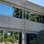 Fixed Vertical Ladder with Grab Rails