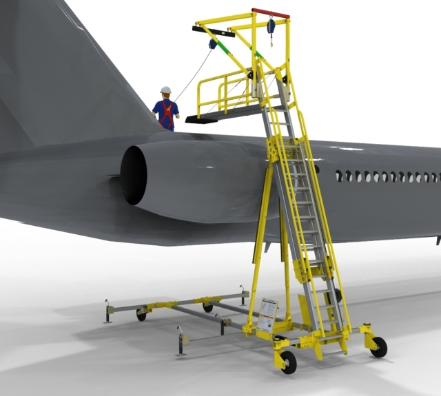 Portable Freestanding Anchor & Ladder System CAI Safety Systems, Inc.