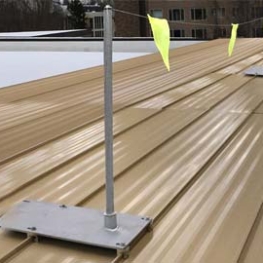 Fixed Roof Warning Lines - Standing Seam Kit