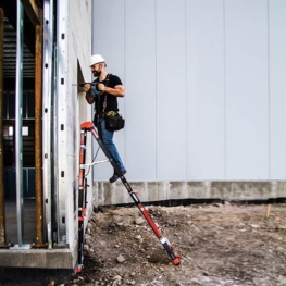 Adaptive Step Ladder with Workstation (Fiberglass)