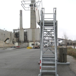 Single Hatch Access Platform with Gangway