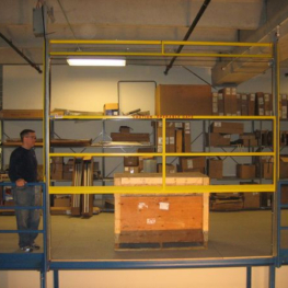 Vertical Opening Mezzanine Safety Gate